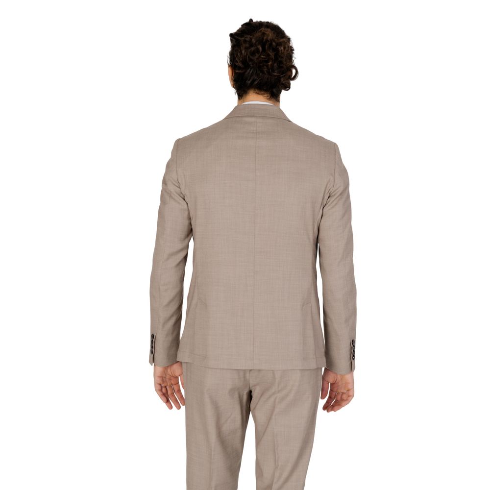 Antony Morato Beige Polyesteranzug