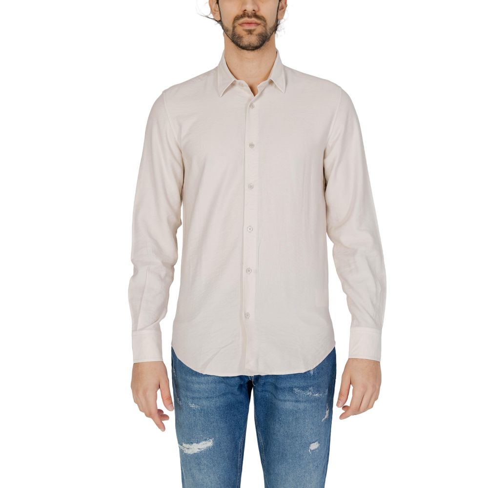 Antony Morato Beige Viskosehemd