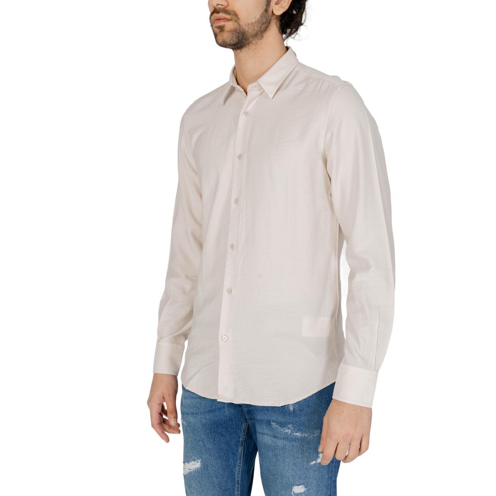 Antony Morato Beige Viskosehemd
