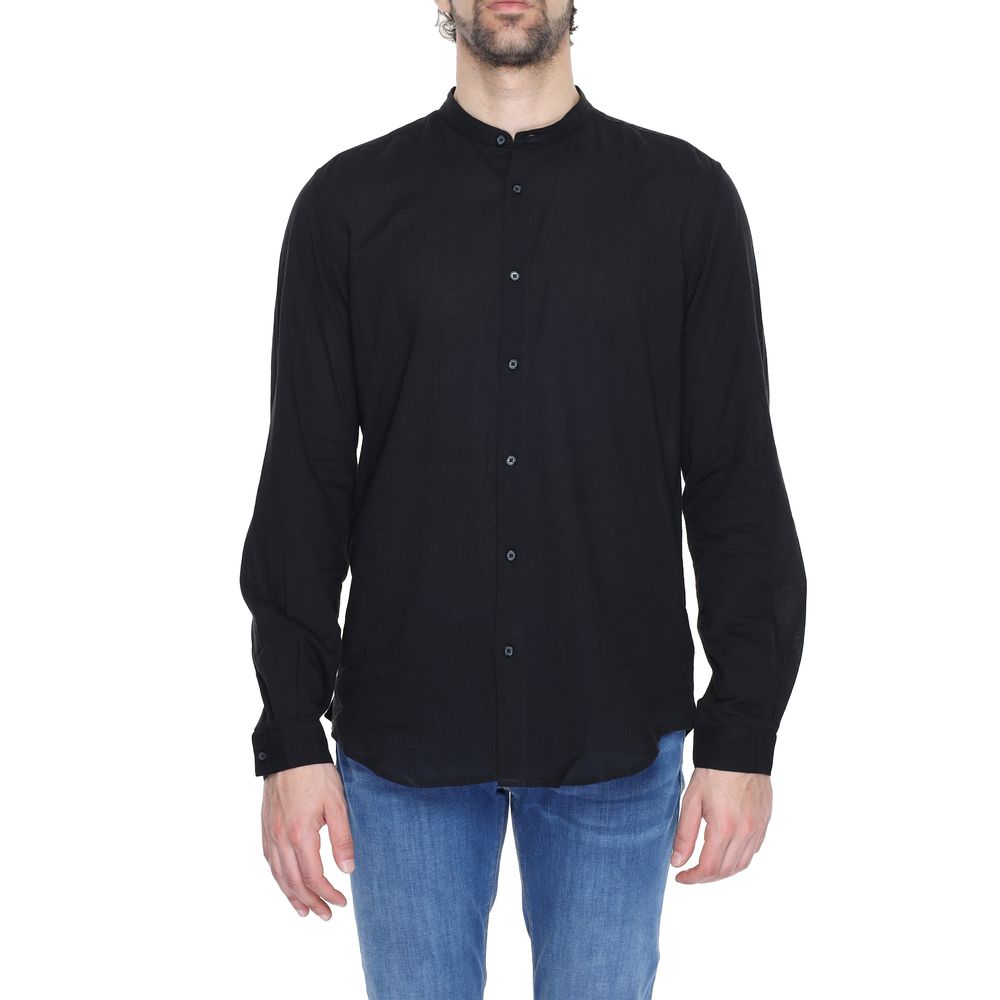 Schwarzes Baumwollhemd von Antony Morato