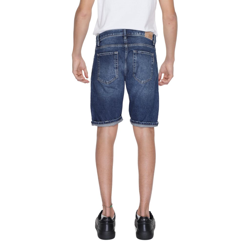 Antony Morato Blue Cotton Bermuda