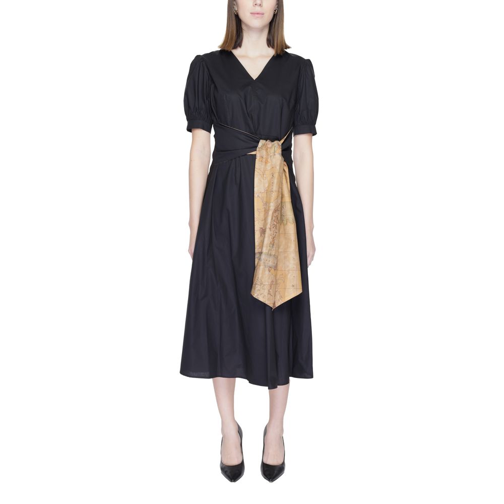 Alviero Martini Prima Classe Black Cotton Long