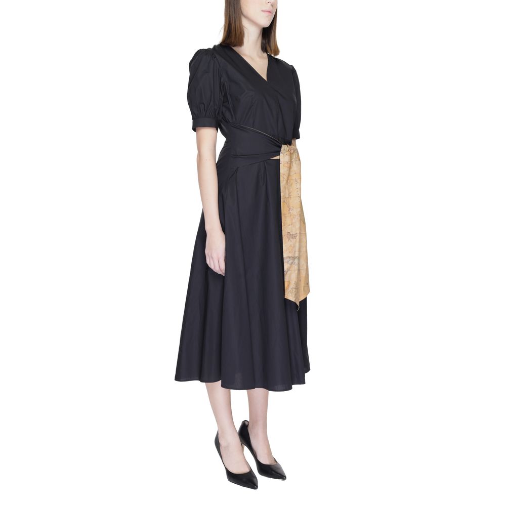 Alviero Martini Prima Classe Black Cotton Long
