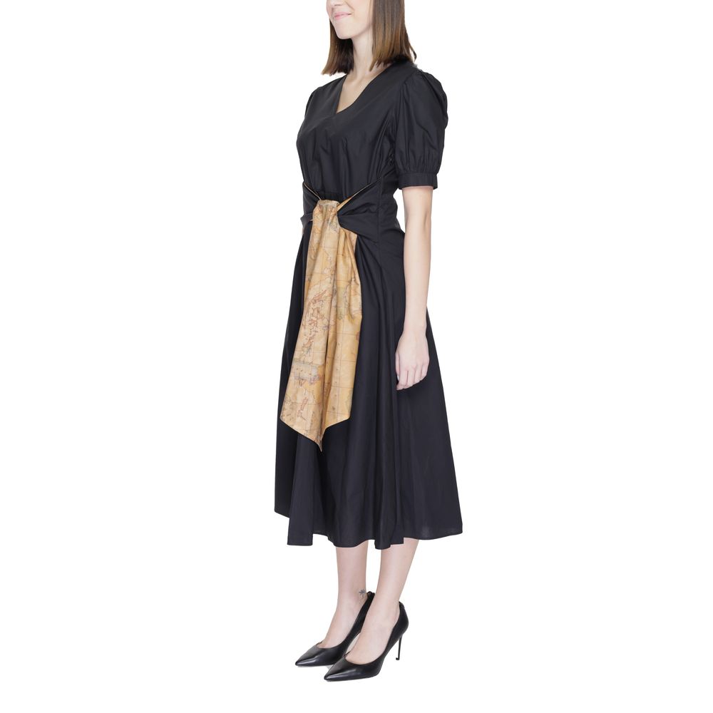 Alviero Martini Prima Classe Black Cotton Long