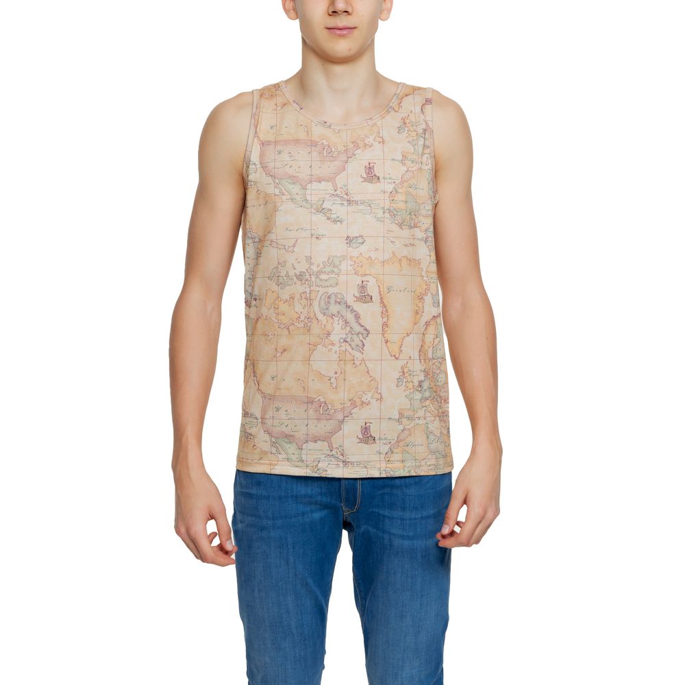 Alviero Martini Prima Classe Beige Polyester-T-Shirt