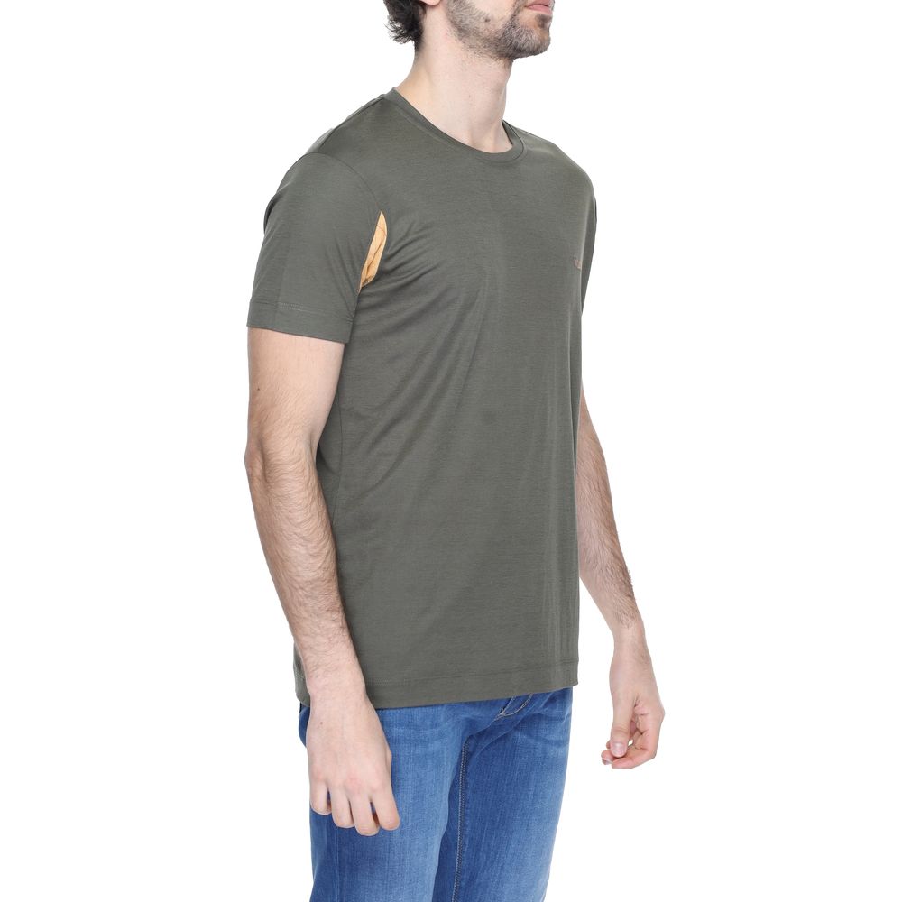 Alviero Martini Prima Classe Grünes Viskose-T-Shirt