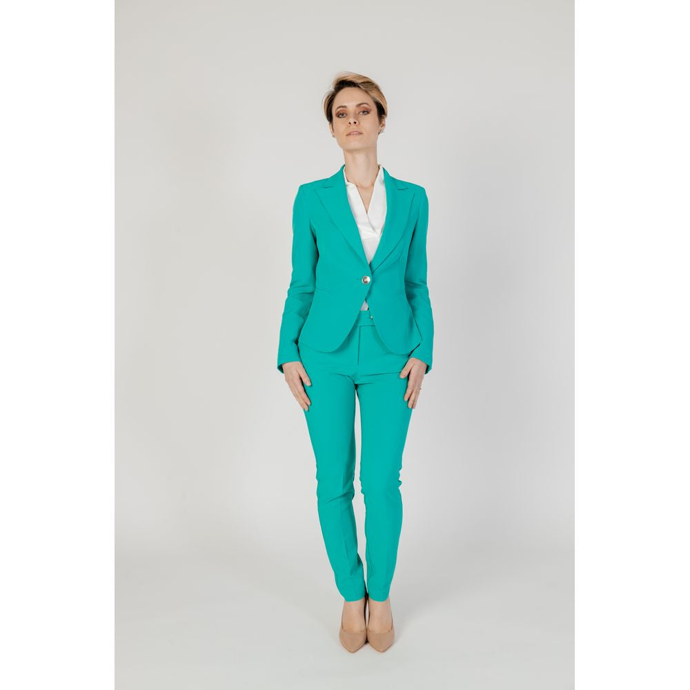 Rinascimento Grüne Polyesterjeans und -hose