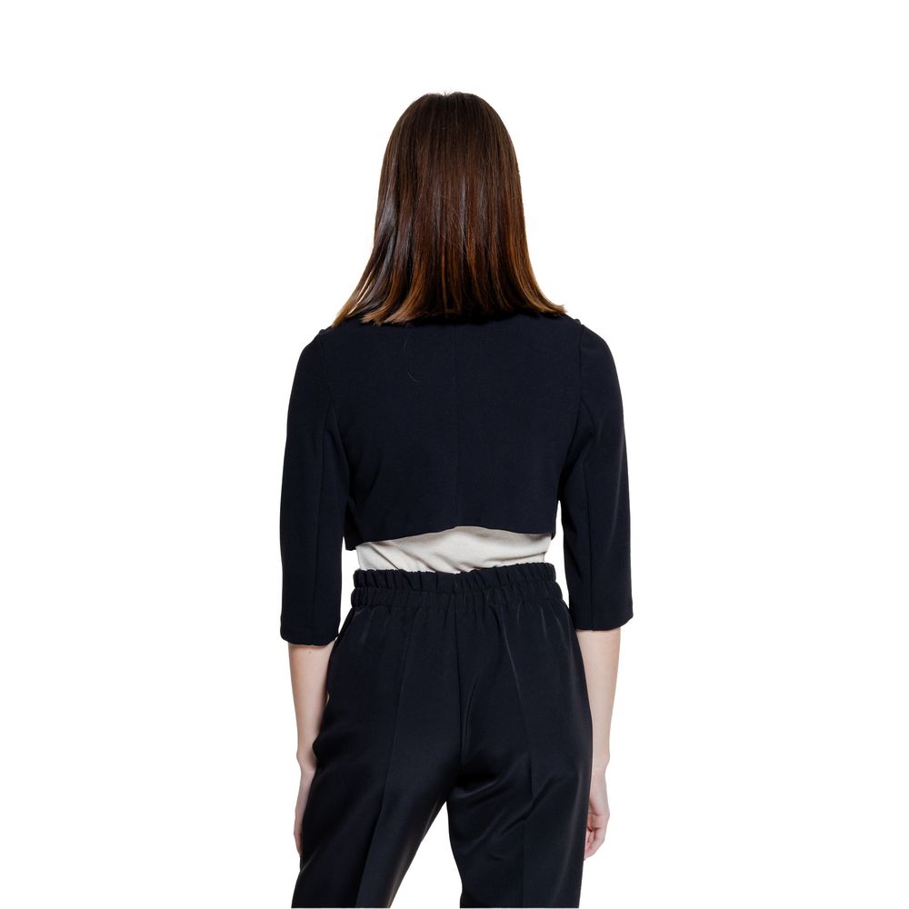 Rinascimento Schwarzer Polyesterpullover