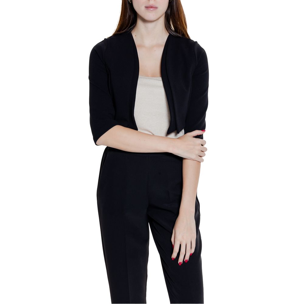 Rinascimento Schwarzer Polyesterpullover