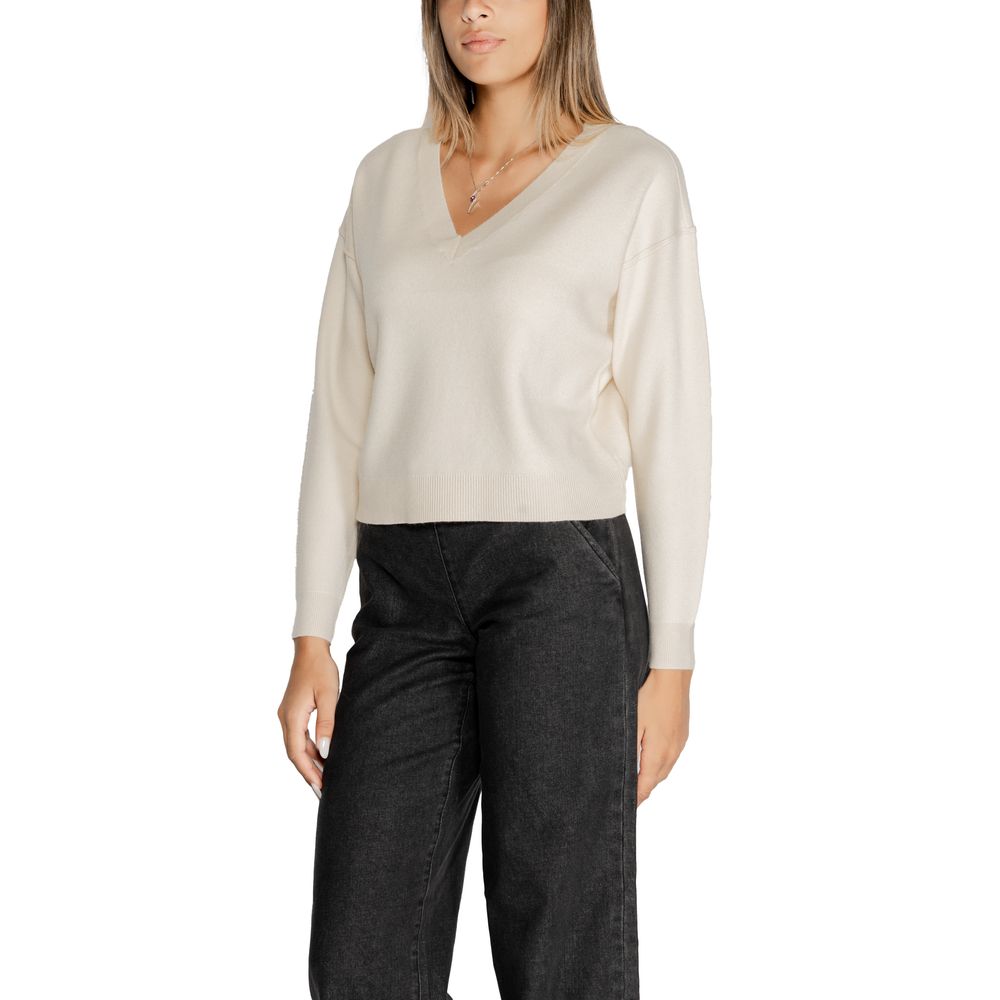 Vero Moda – Weißer Viskosepullover