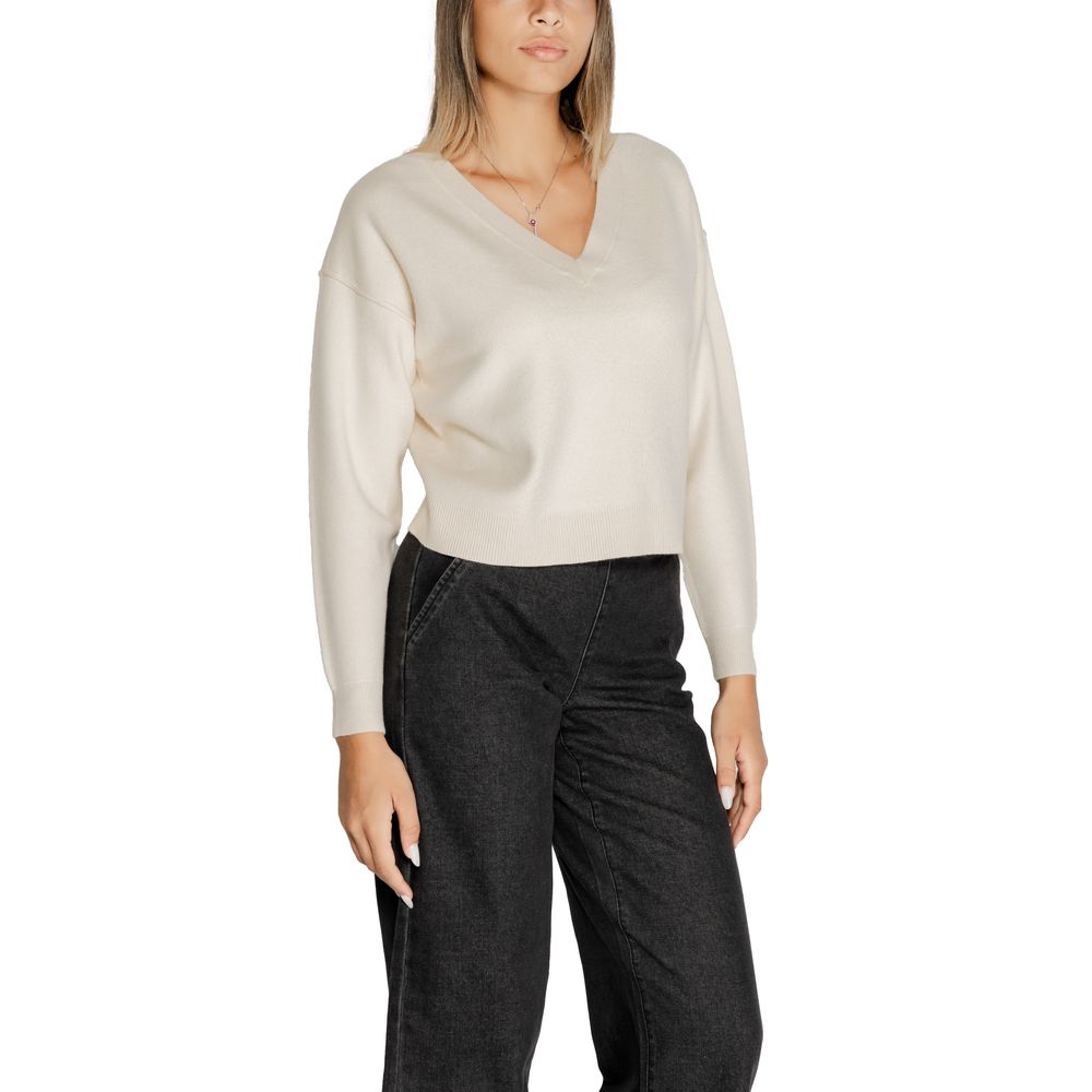 Vero Moda – Weißer Viskosepullover