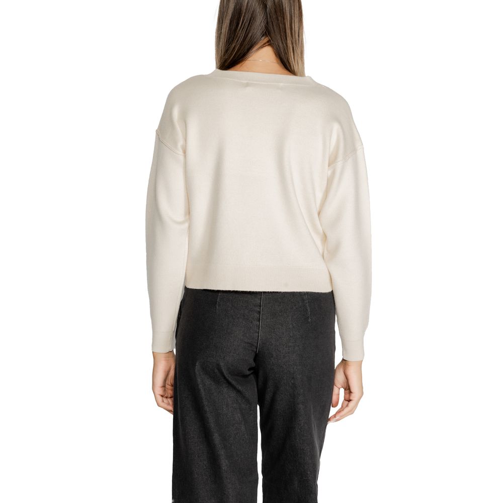 Vero Moda – Weißer Viskosepullover