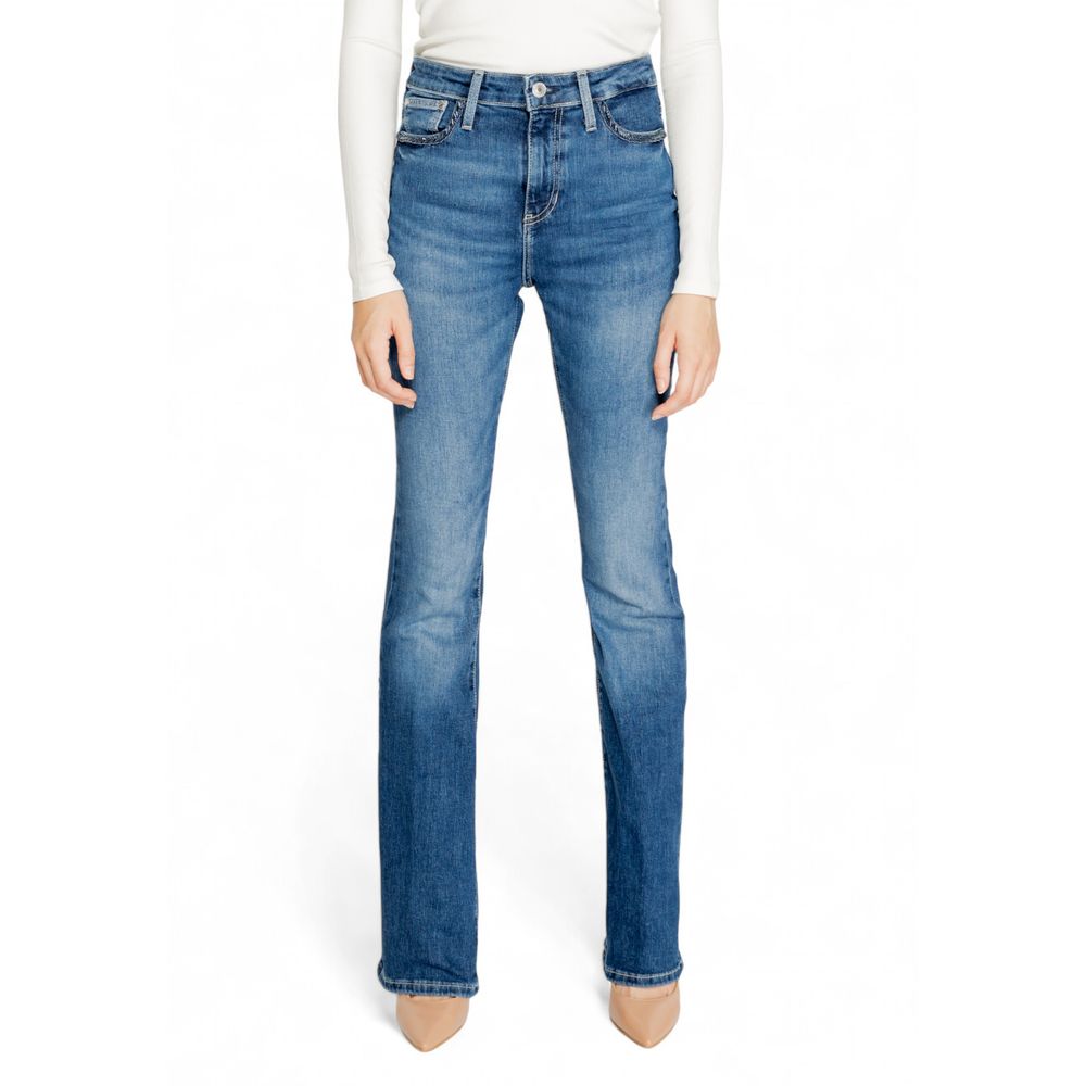 Blugi și pantaloni Guess din bumbac albastru
