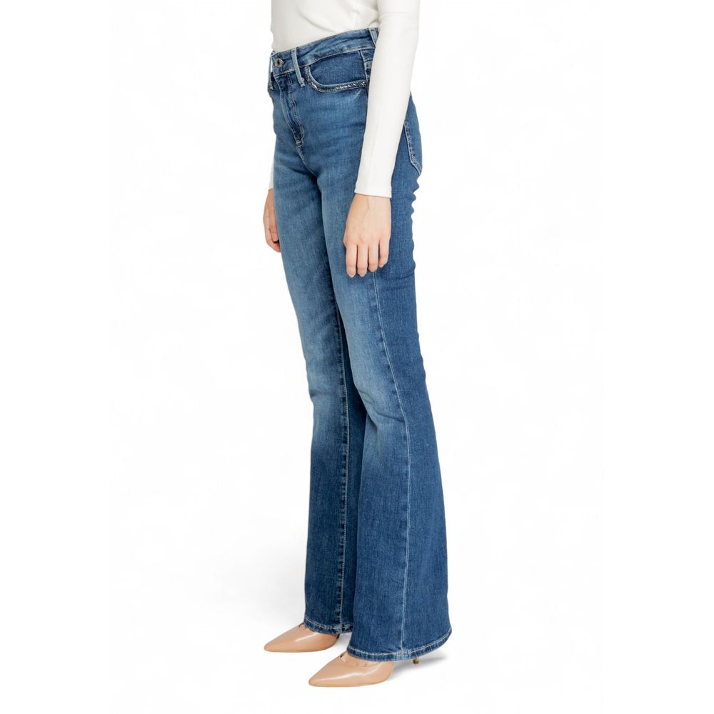 Blugi și pantaloni Guess din bumbac albastru