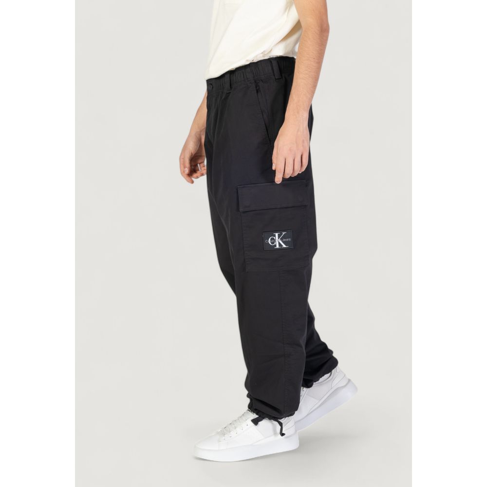 Calvin Klein Jeans – Schwarze Jeans und Hose aus recycelter Baumwolle