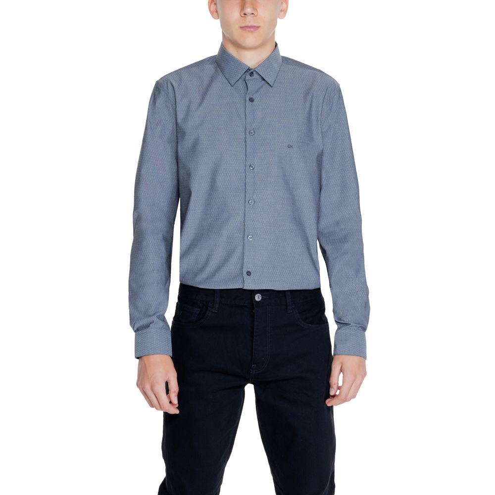 Calvin Klein Schwarzes Baumwollhemd