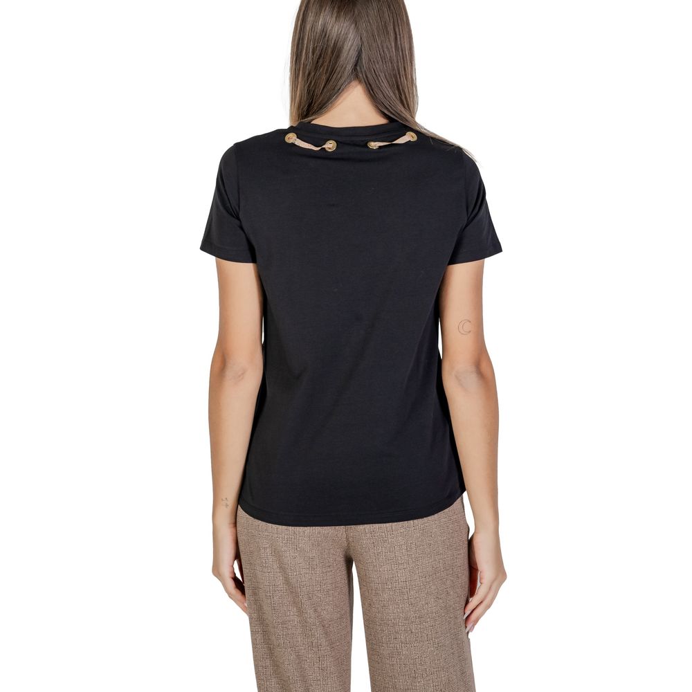 Alviero Martini Prima Classe schwarze Baumwoll-Tops und T-Shirt
