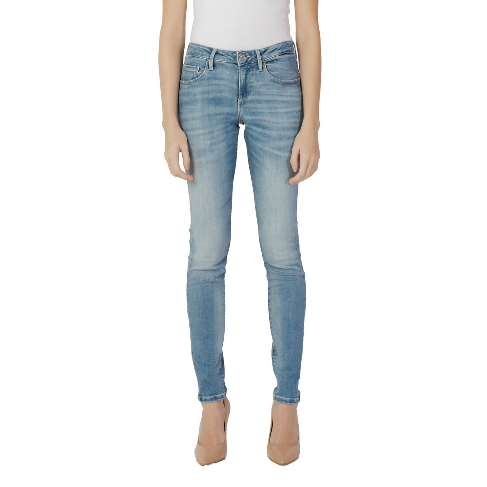 Blugi și pantaloni Guess din bumbac albastru