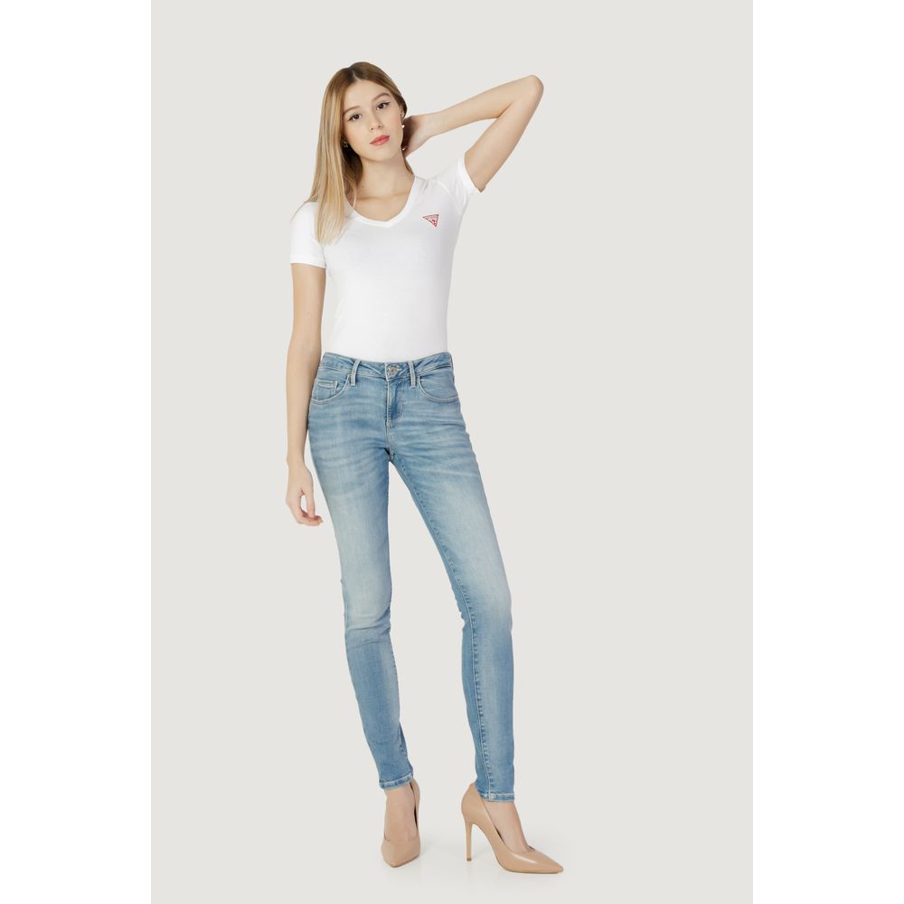 Blugi și pantaloni Guess din bumbac albastru