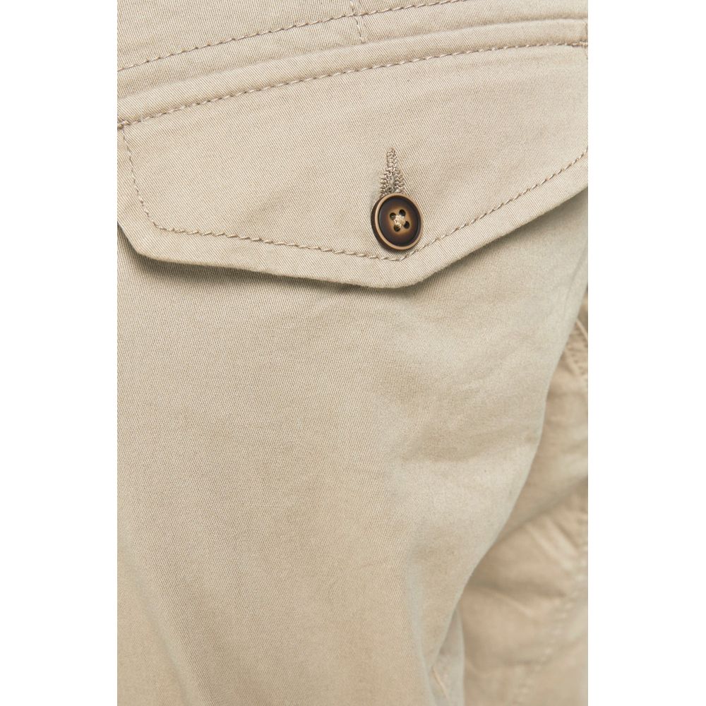 Jack &amp; Jones Jeans und Hose aus Baumwolle in Beige