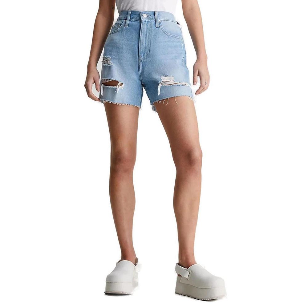 Calvin Klein Jeans Hellblaue Baumwollshorts