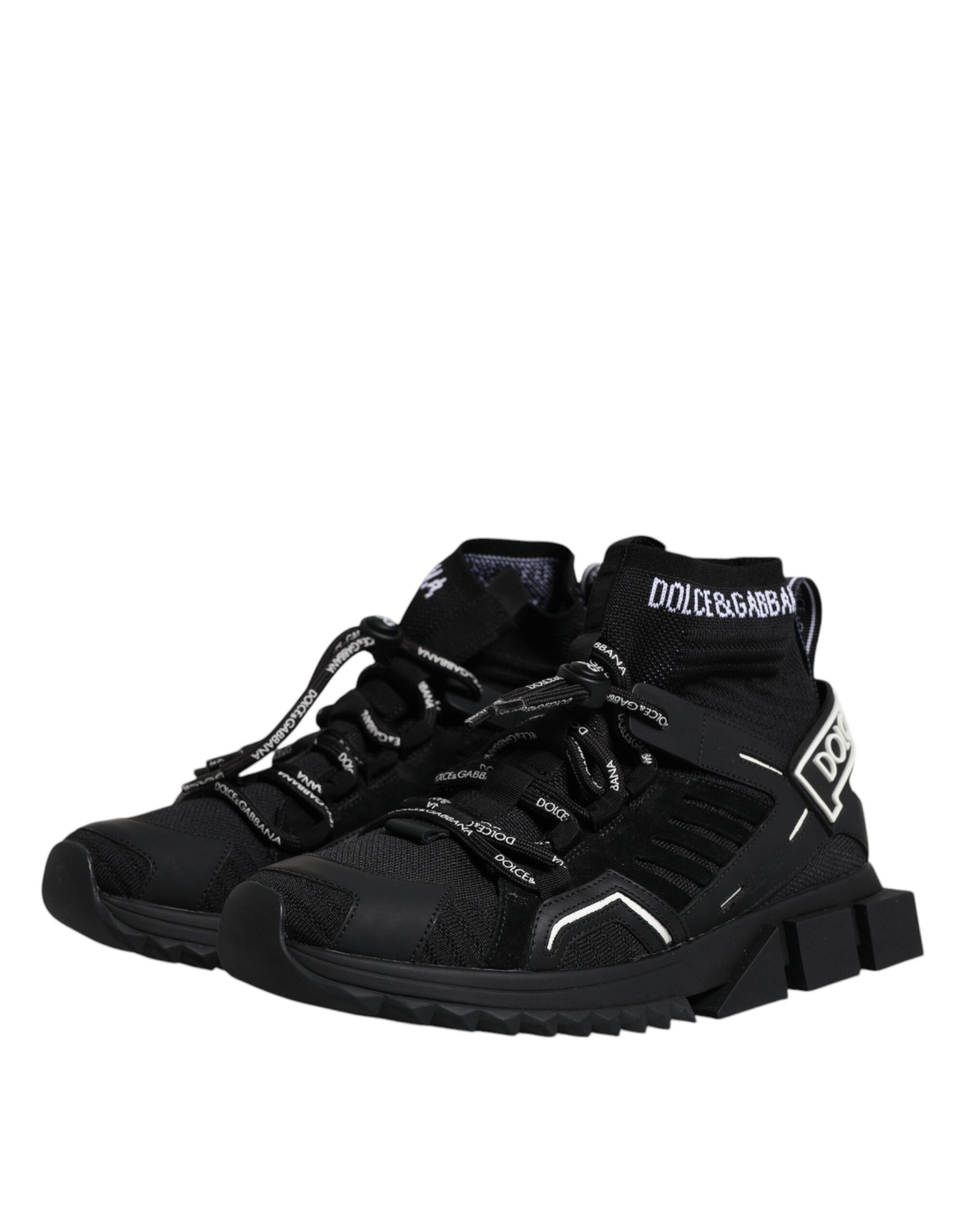 Dolce &amp; Gabbana Schwarzes Sorrento-Logo für Herren