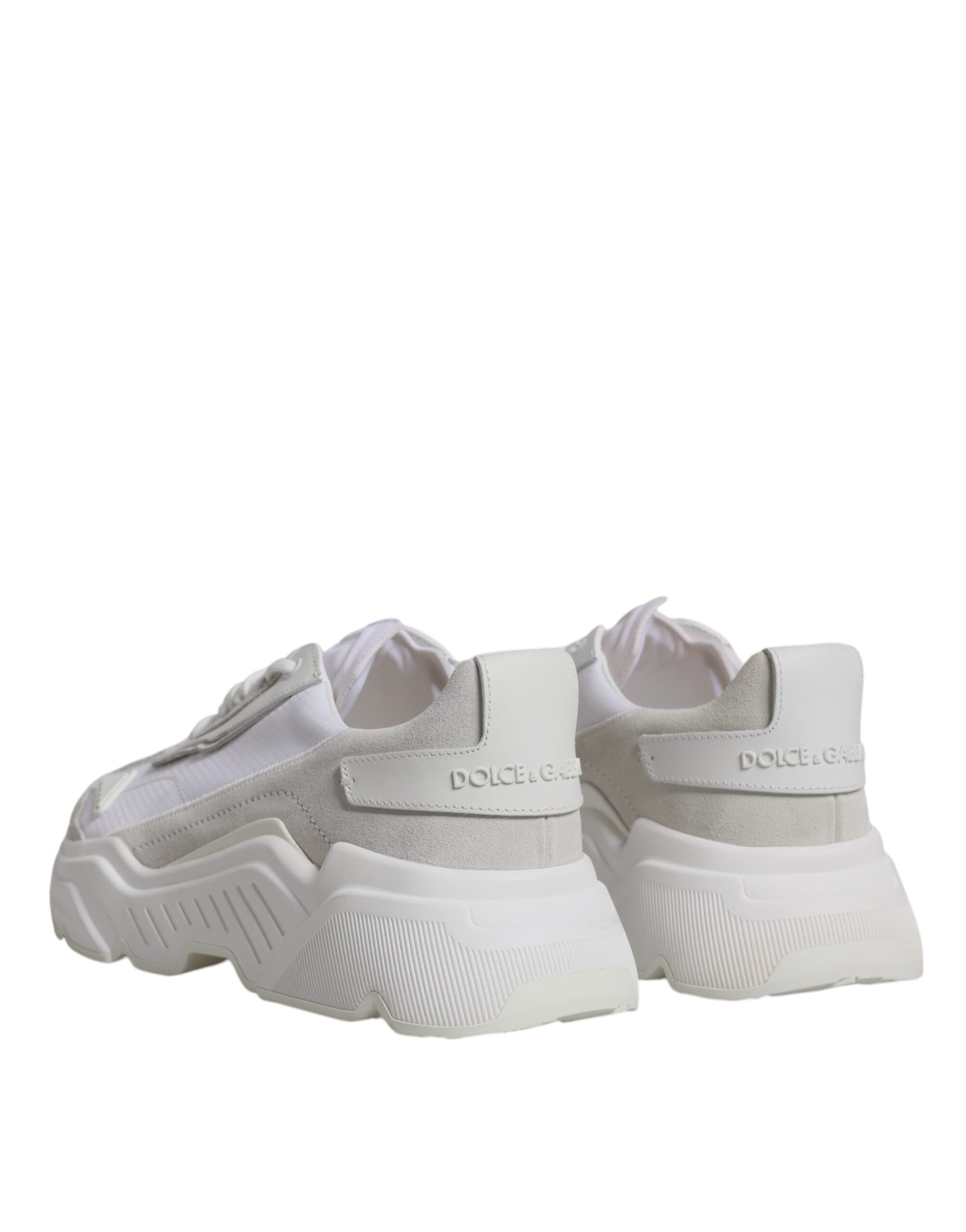 Dolce &amp; Gabbana Daymaster Low Top Sneakers aus weißem Leder