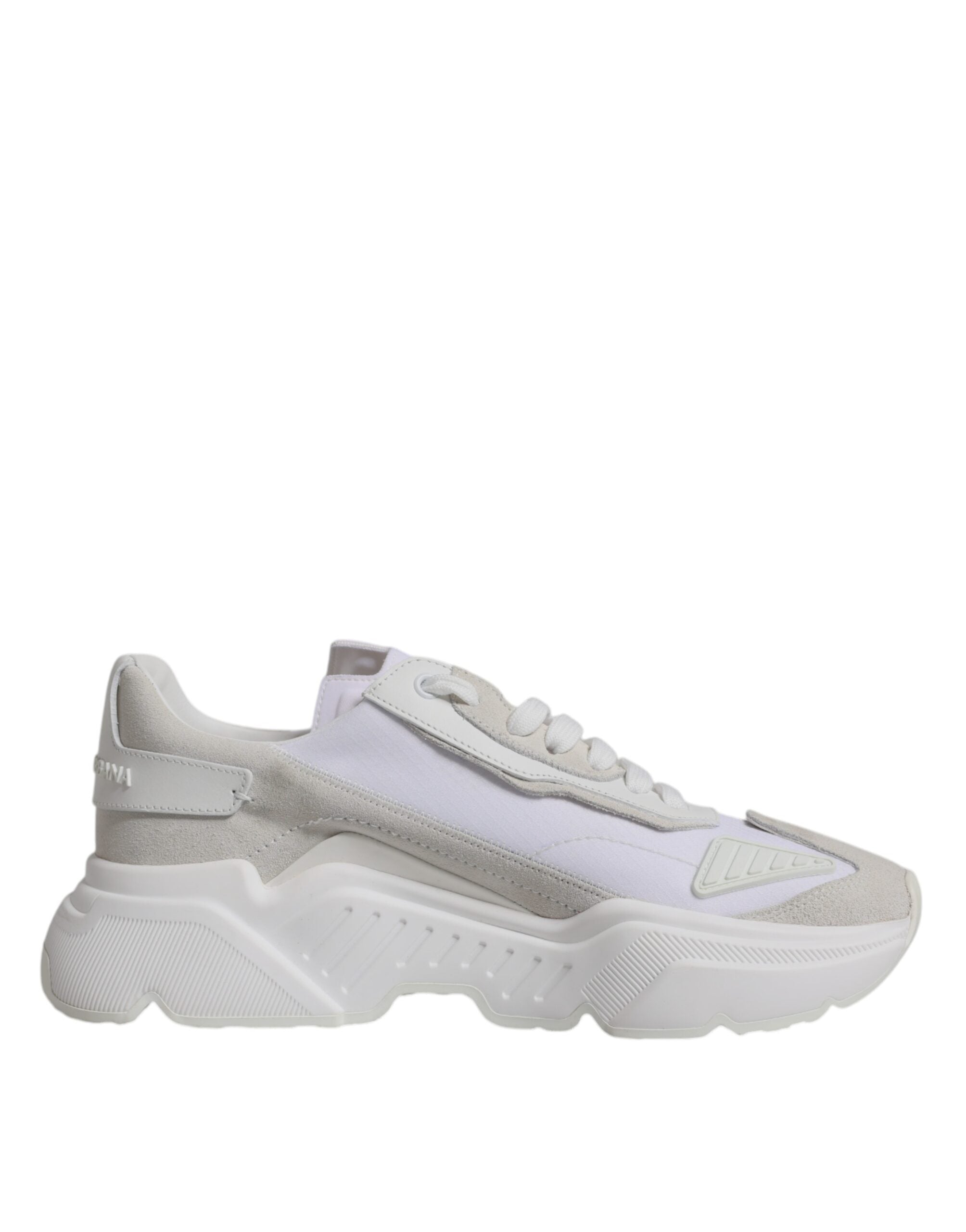 Dolce &amp; Gabbana Daymaster Low Top Sneakers aus weißem Leder
