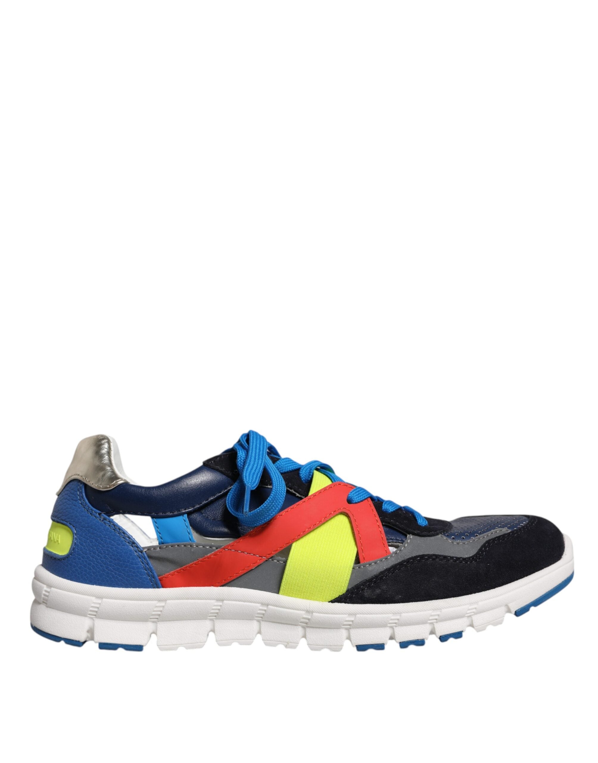 Dolce &amp; Gabbana Mehrfarbige niedrige Sneakers aus Wildleder