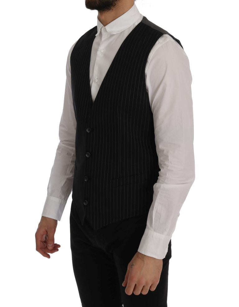 Dolce &amp; Gabbana – Elegante Weste mit Streifen