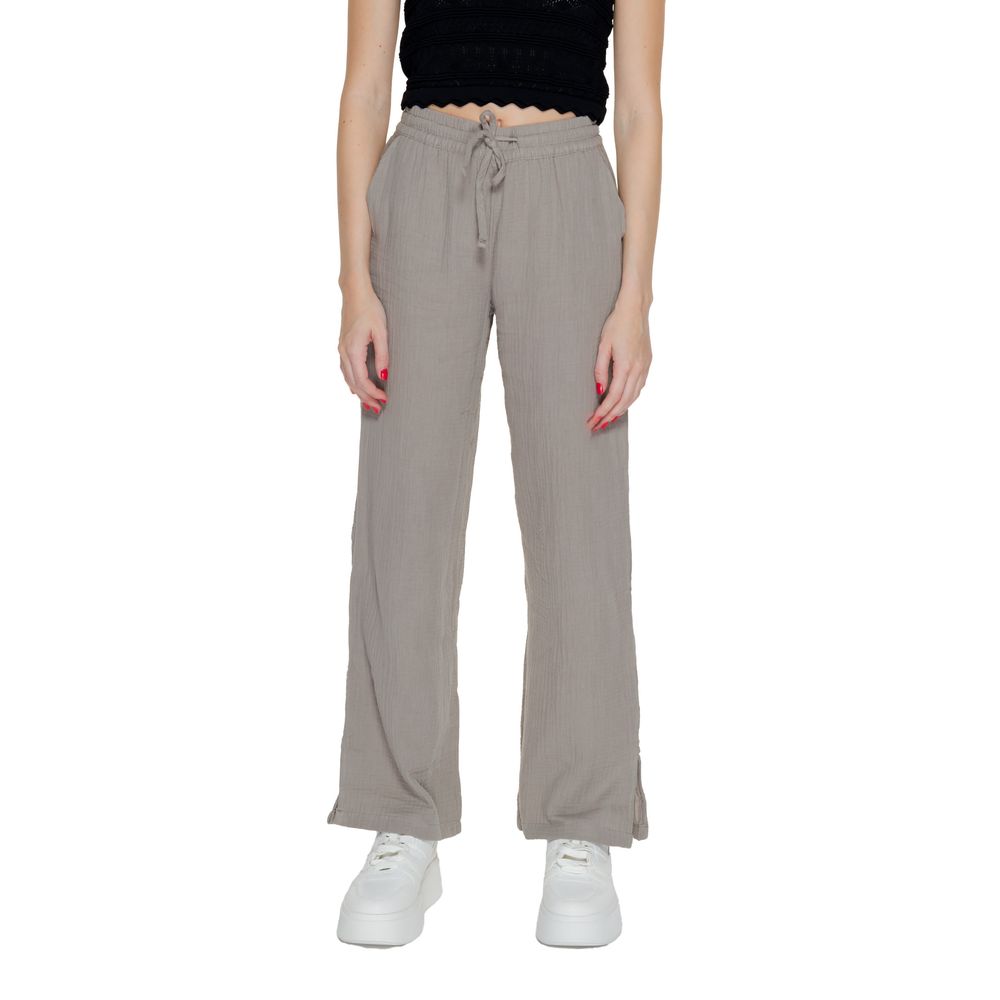 Jacqueline De Yong Beige Baumwolljeans und -hose