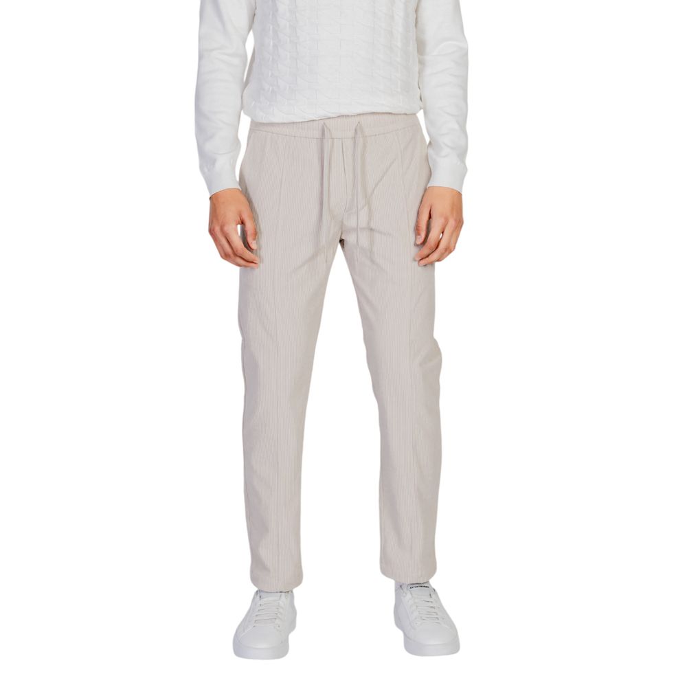 Antony Morato Beige Polyester Jeans &amp; Hose