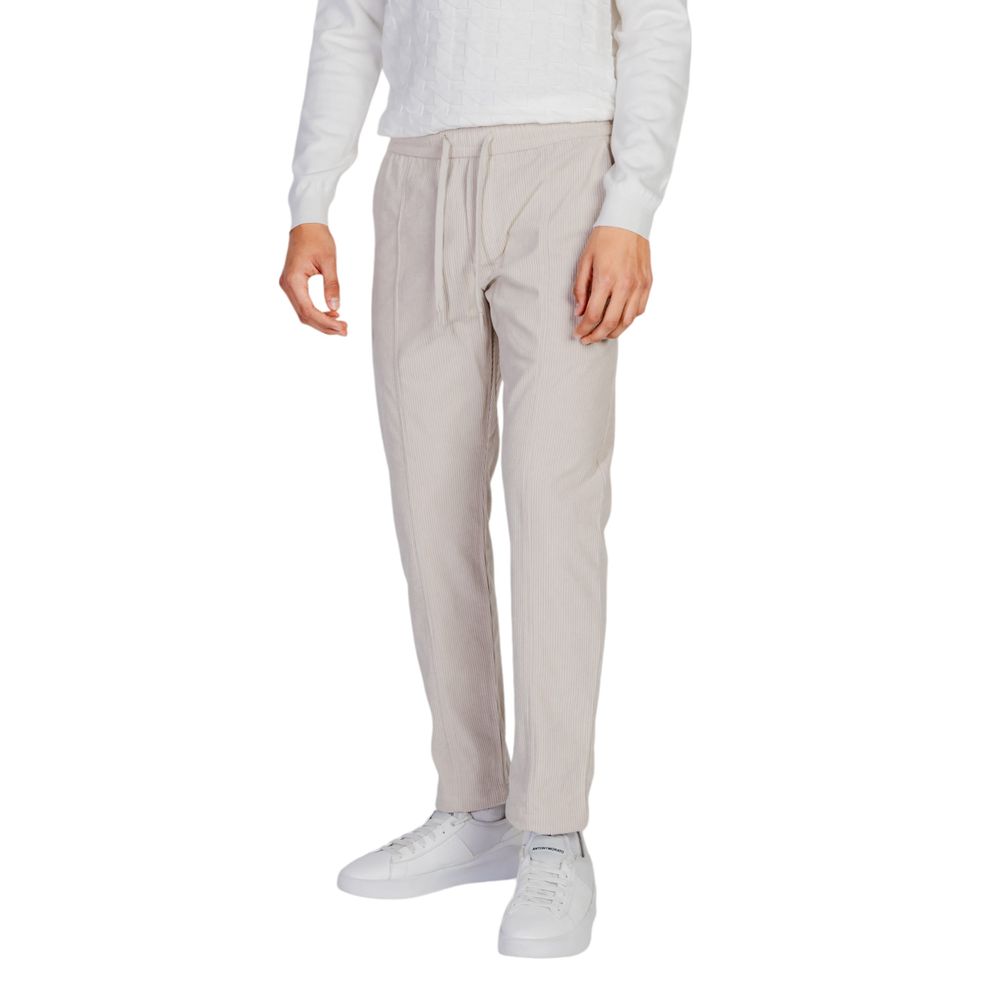 Antony Morato Beige Polyester Jeans &amp; Hose