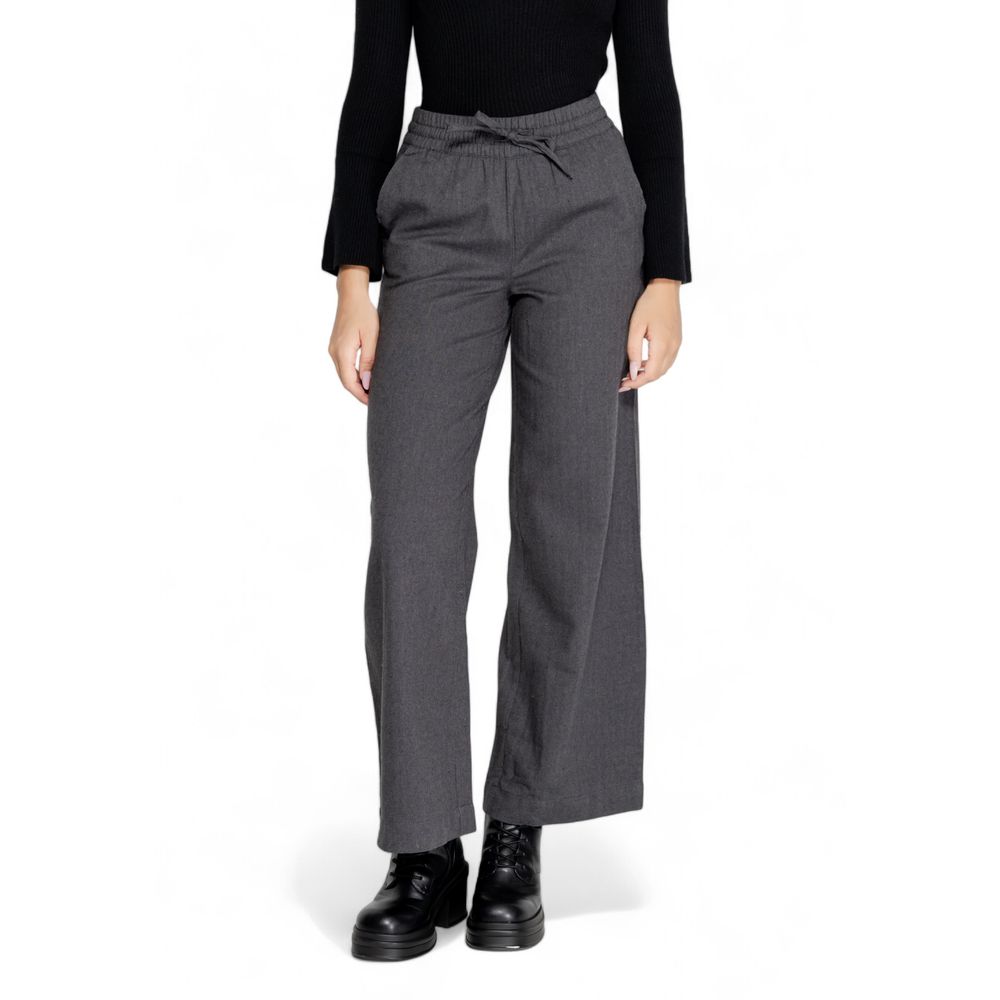 Jacqueline De Yong Graue Jeans und Hose aus Baumwolle