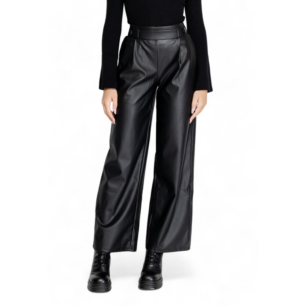 Jacqueline De Yong Schwarze Polyesterjeans und -hose