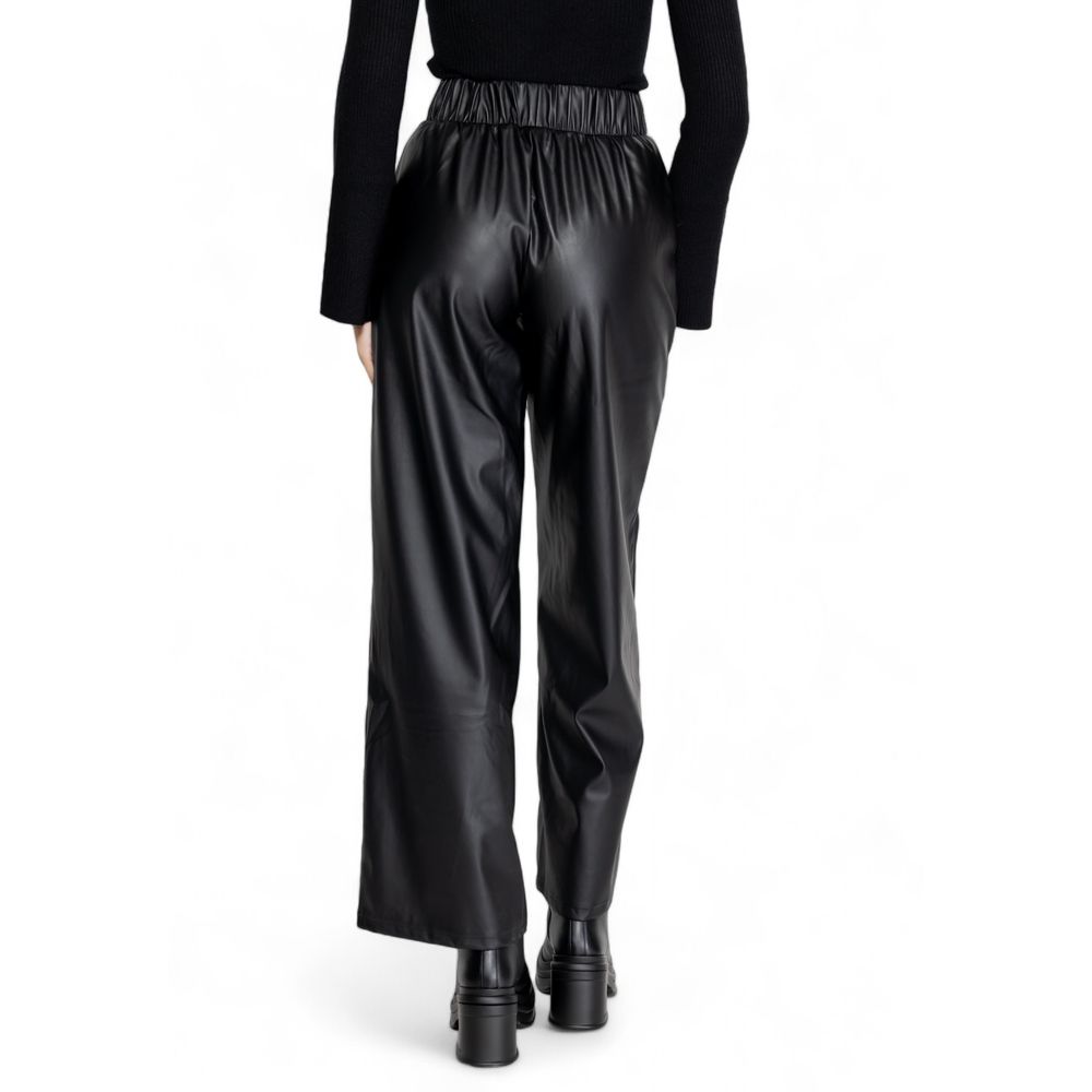 Jacqueline De Yong Schwarze Polyesterjeans und -hose