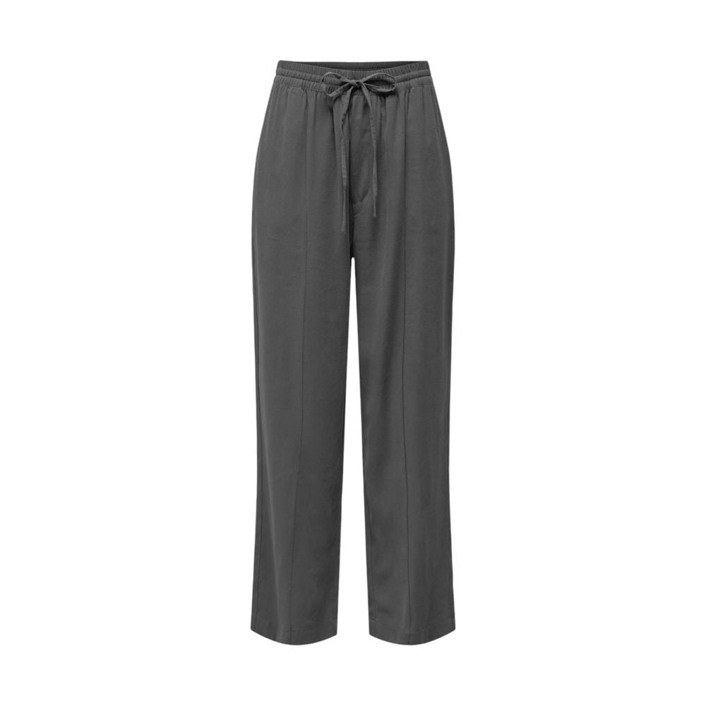 Jacqueline De Yong Graue Viskose-Jeans und -Hose