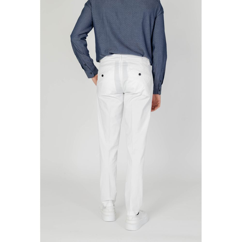Antony Morato – Cremefarbene Skinny-Hose aus Baumwolle
