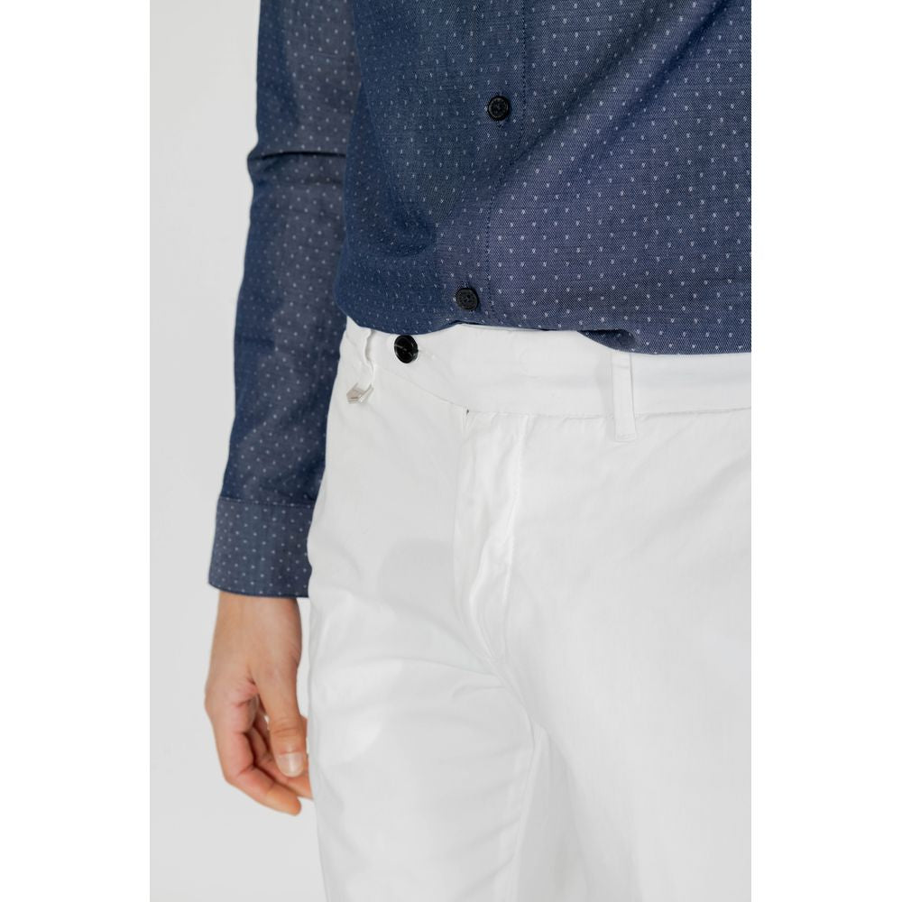 Antony Morato – Cremefarbene Skinny-Hose aus Baumwolle