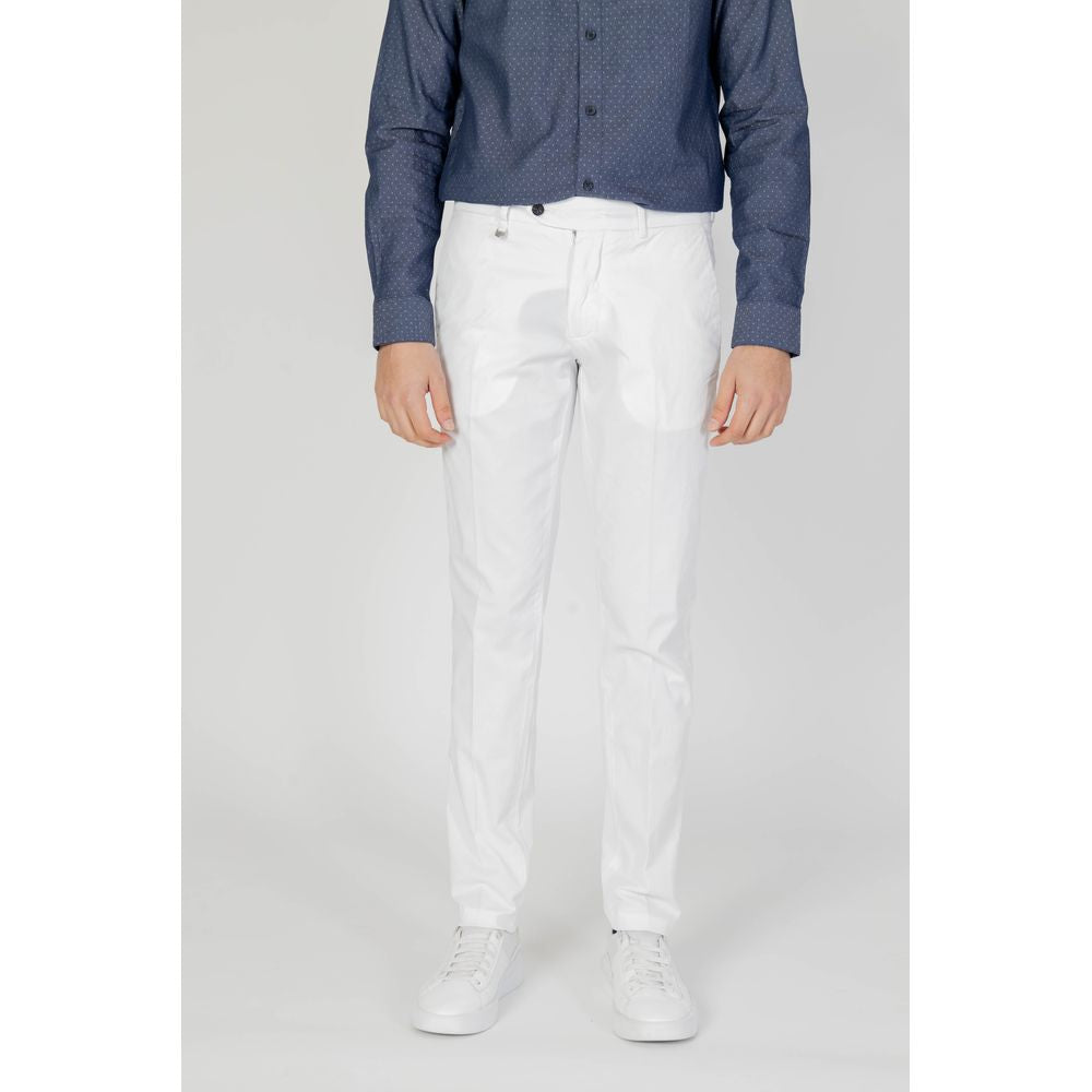 Antony Morato – Cremefarbene Skinny-Hose aus Baumwolle