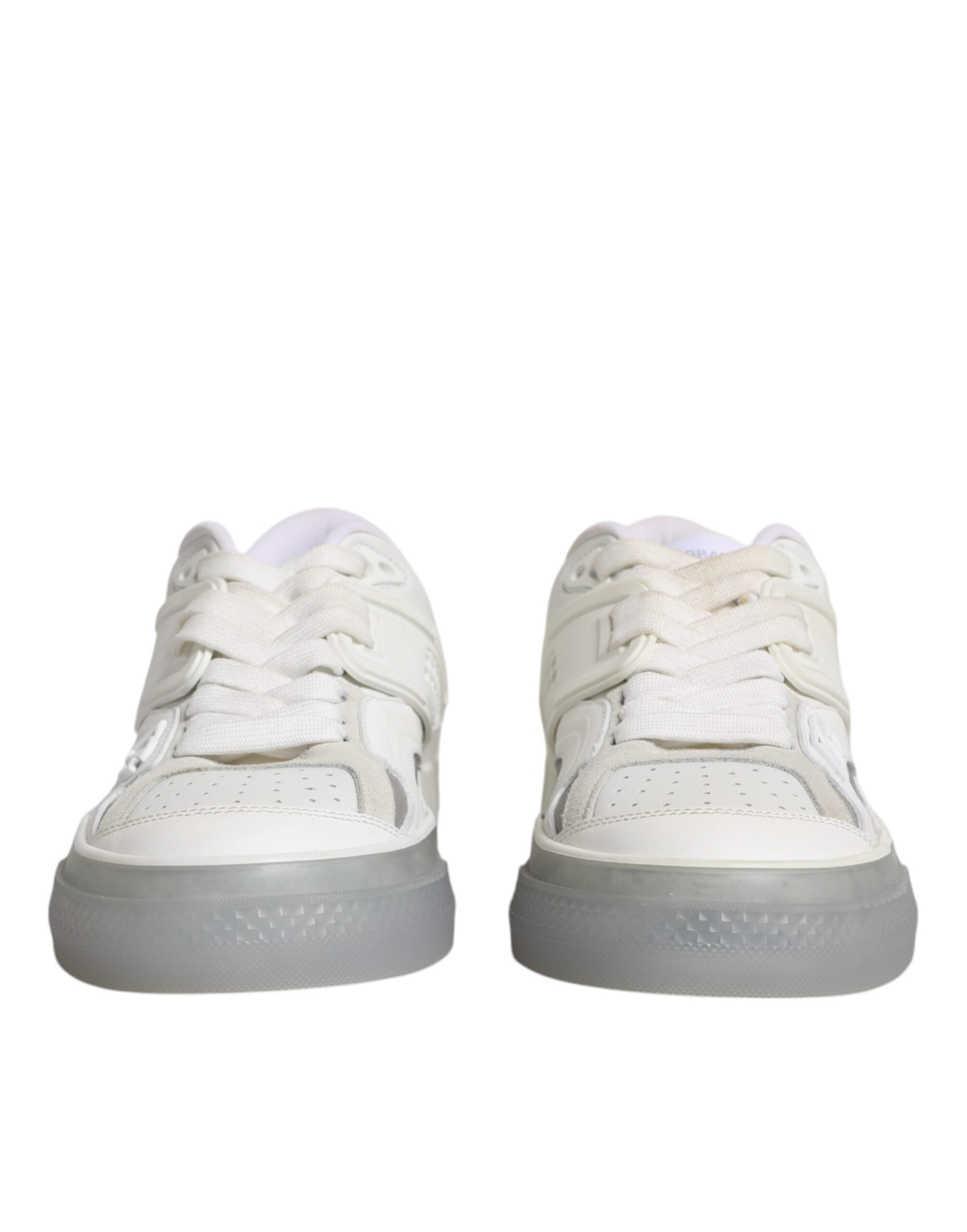 Dolce &amp; Gabbana – Weiße DG-Logo-Sneakers „Custom 2.Zero“