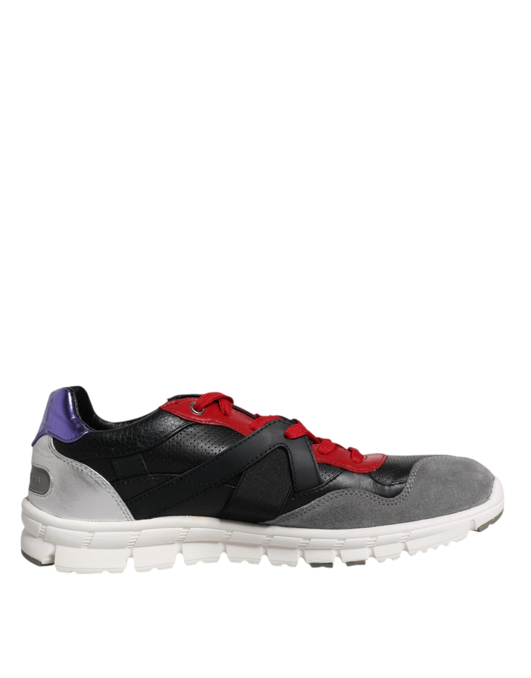 Dolce &amp; Gabbana Mehrfarbige niedrige Sneakers aus Wildleder
