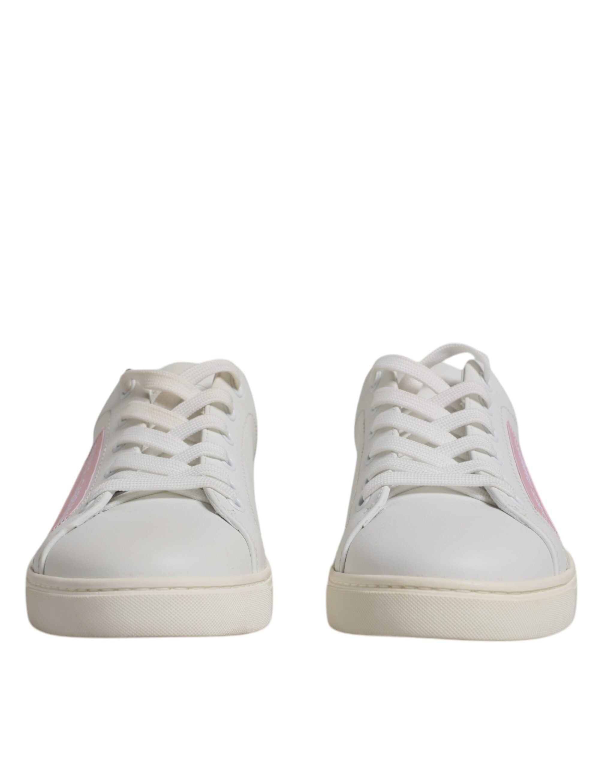 Dolce &amp; Gabbana – Klassische Sneakers aus Kalbsleder in Weiß