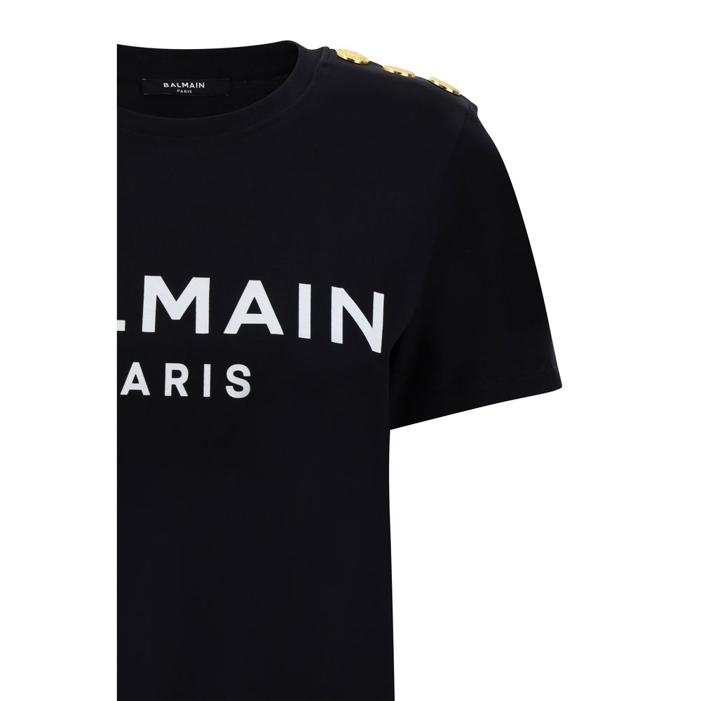 Tricou cu logo Balmain