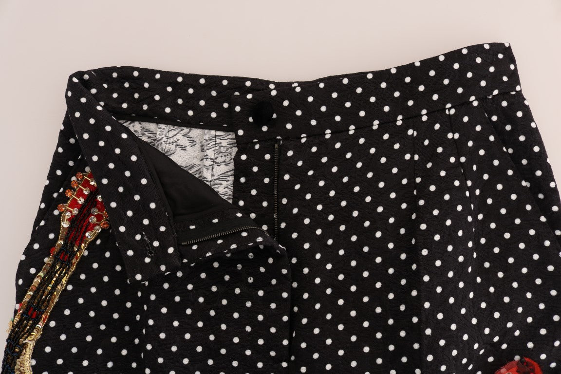 Pantaloni eleganți cu buline Dolce &amp; Gabbana