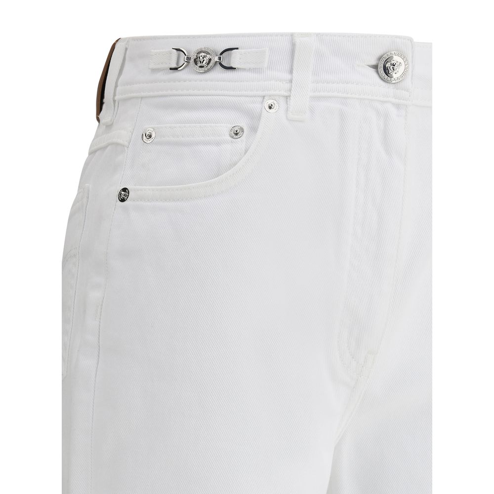 Weiße Jeans von Versace
