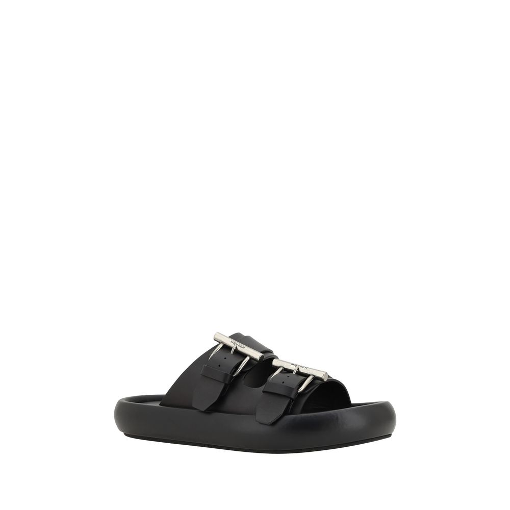 Sandale din piele Alexander McQueen