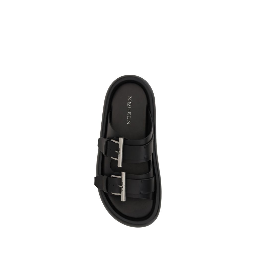Sandale din piele Alexander McQueen