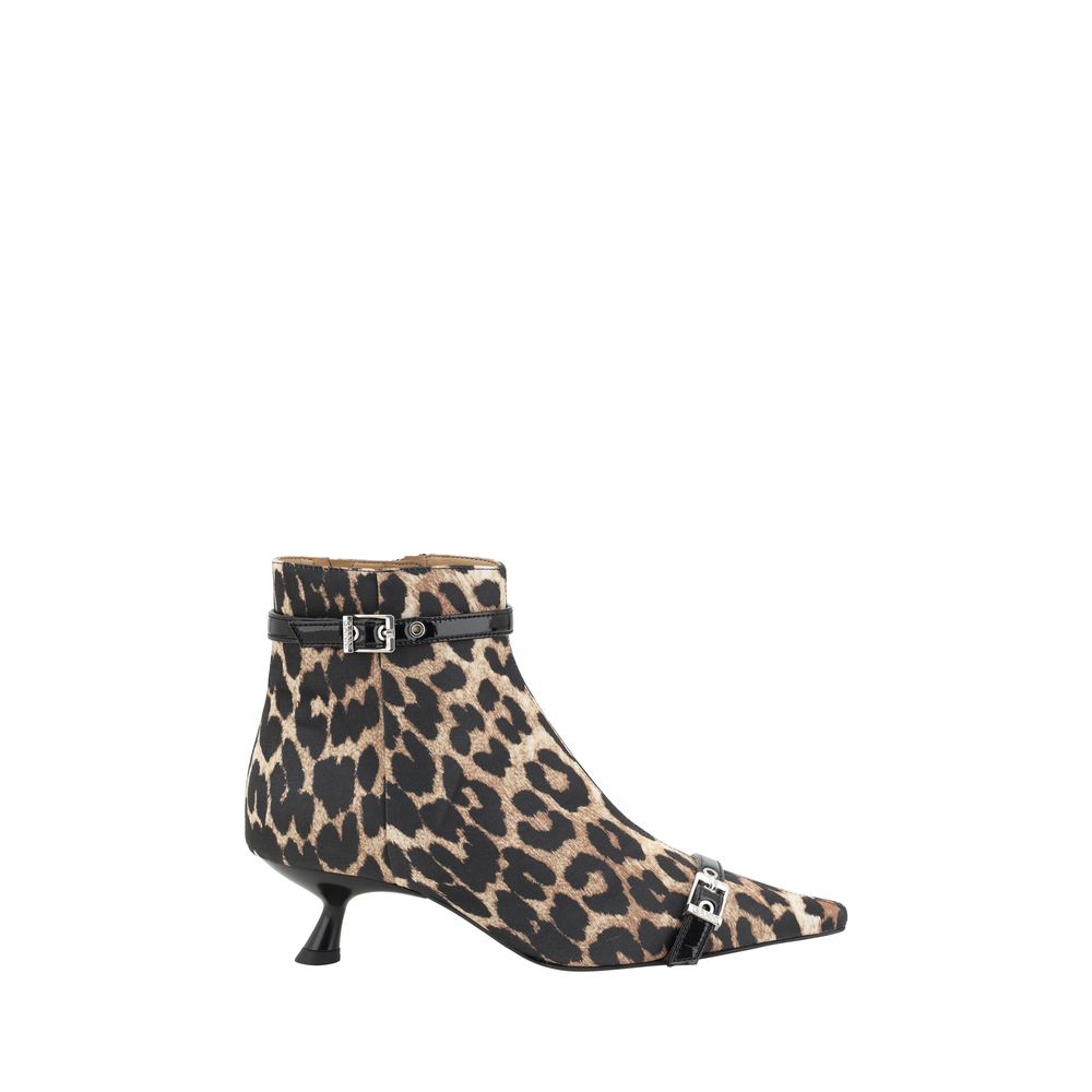 Ganni – Ankle Boots mit Ösen