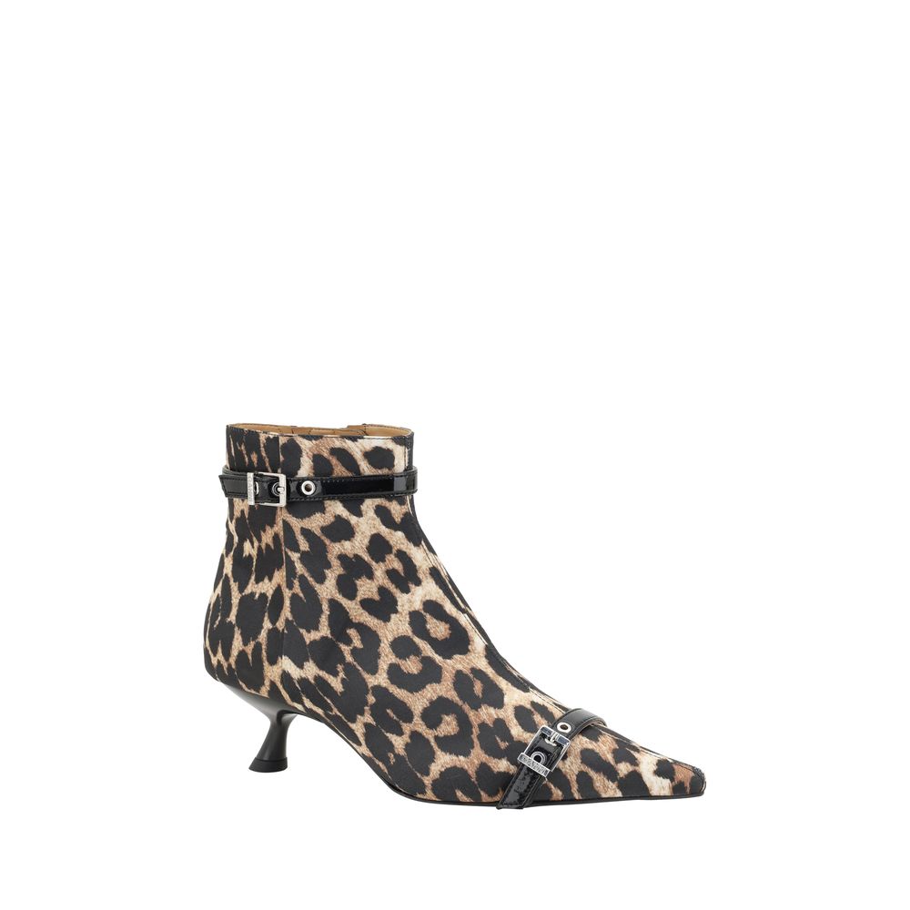 Ganni – Ankle Boots mit Ösen